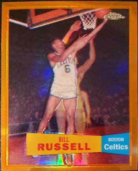 Bill Russell [1957 Orange Refractor] #6