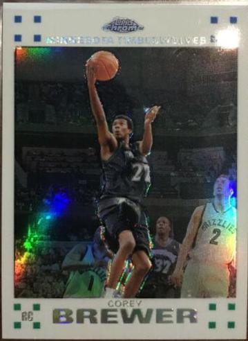 Corey Brewer [White Refractor] #129
