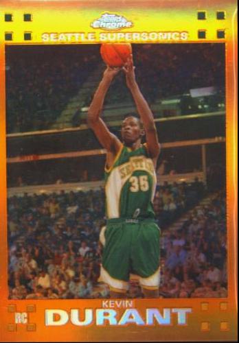 Kevin Durant [Orange Refractor] #131