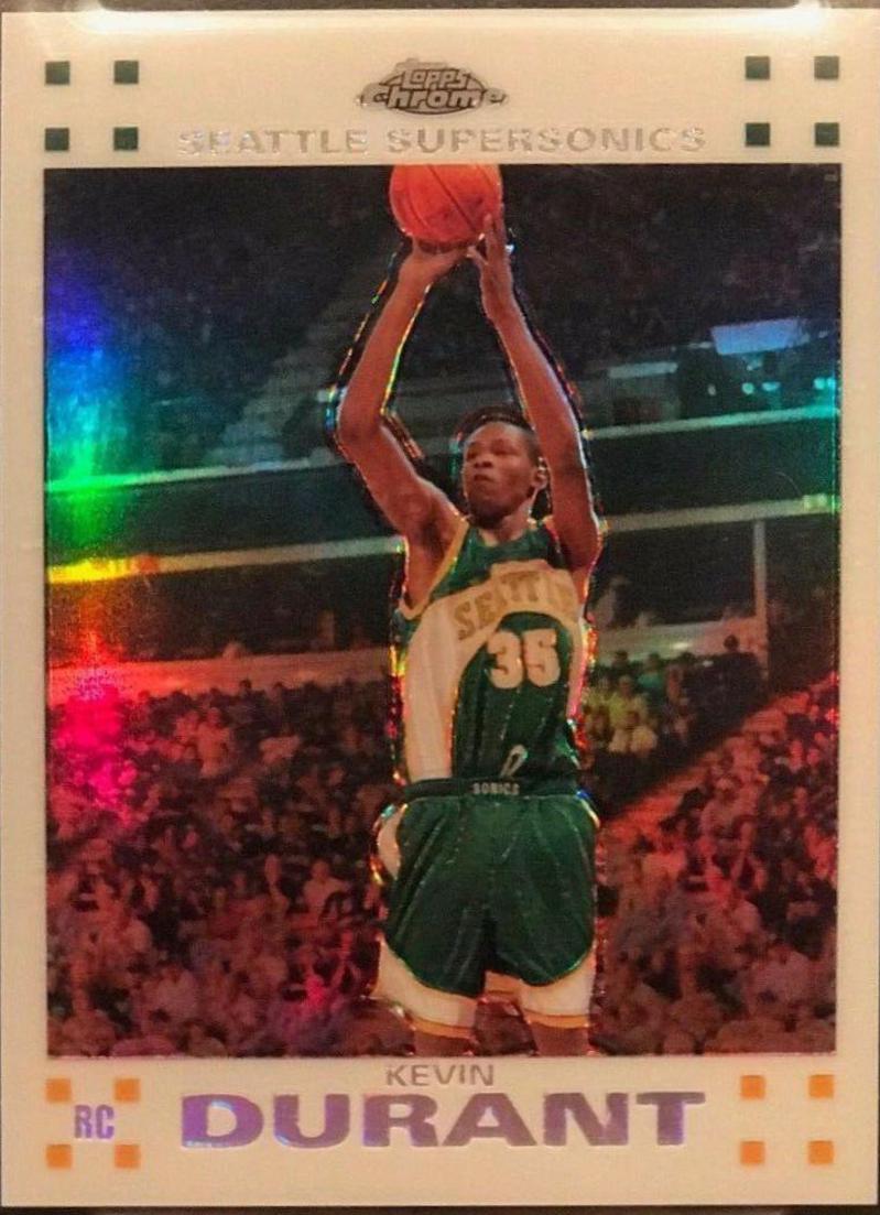 Kevin Durant [White Refractor] #131