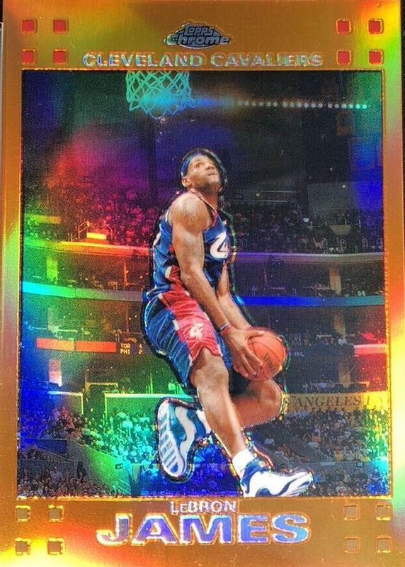 LeBron James [Orange Refractor] #23