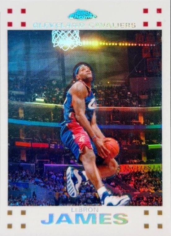 LeBron James [White Refractor] #23