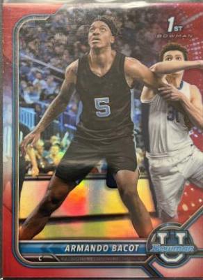 Armando Bacot [Chrome Red Shimmer Refractor] #71
