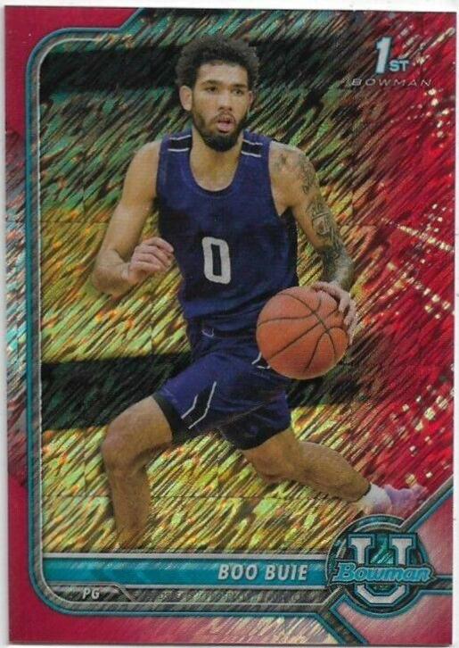 Boo Buie [Chrome Red Shimmer Refractor] #58