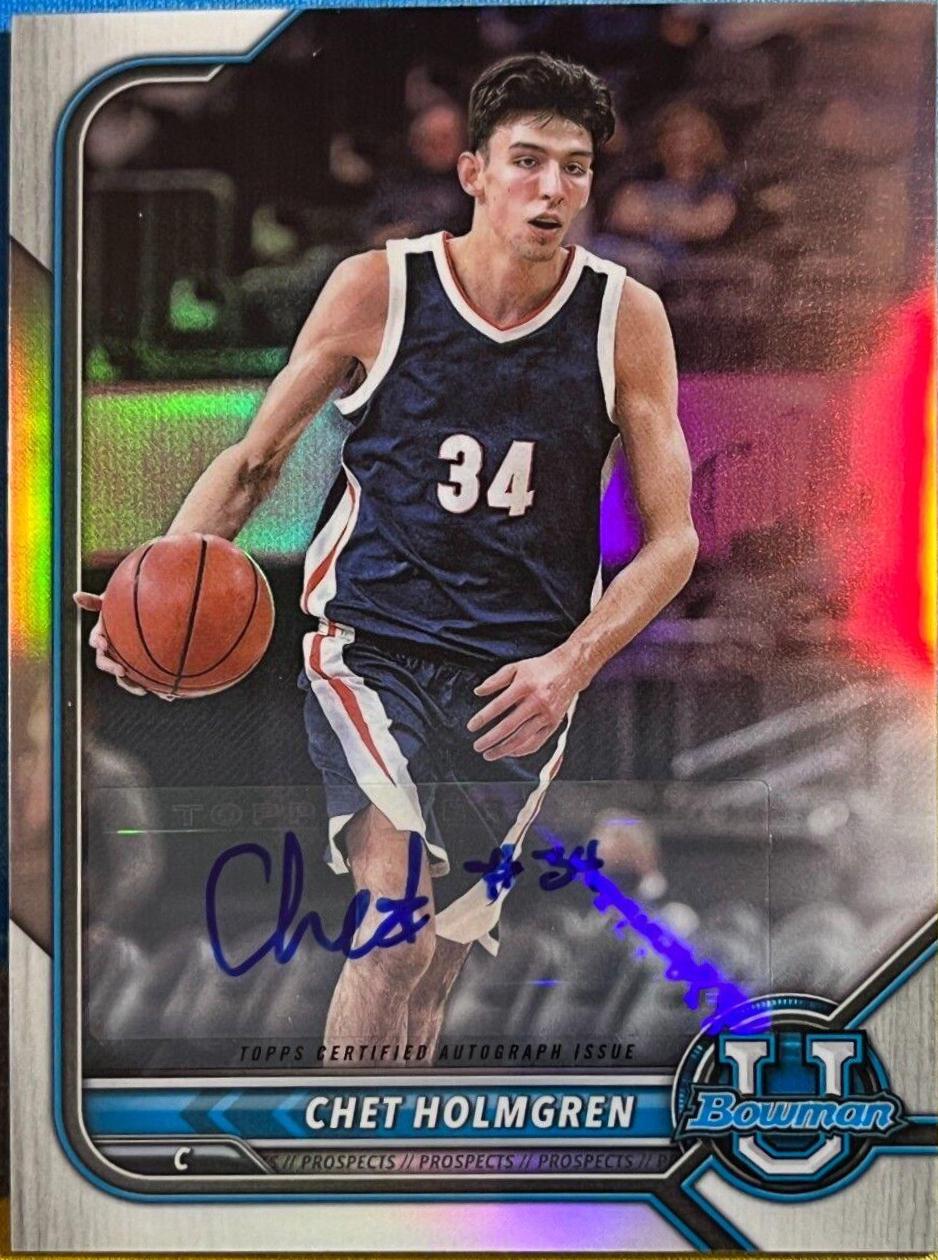 Chet Holmgren [Autograph] #38