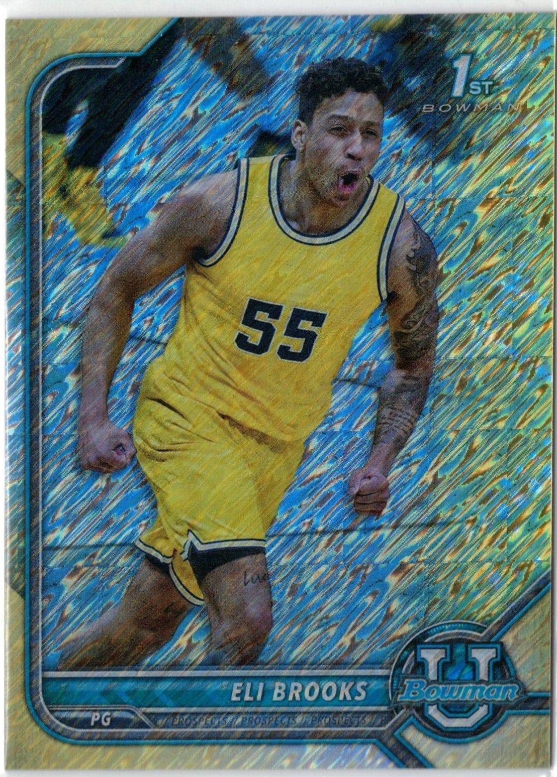 Eli Brooks [Chrome Gold Shimmer Refractor] #72