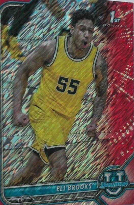 Eli Brooks [Chrome Red Shimmer Refractor] #72