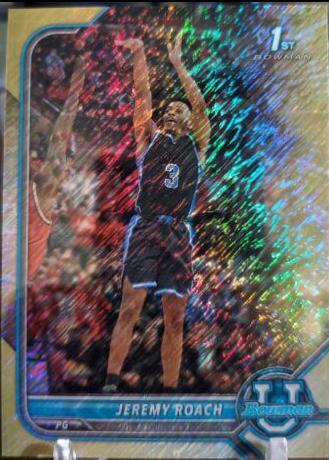 Jeremy Roach [Chrome Gold Shimmer Refractor] #79