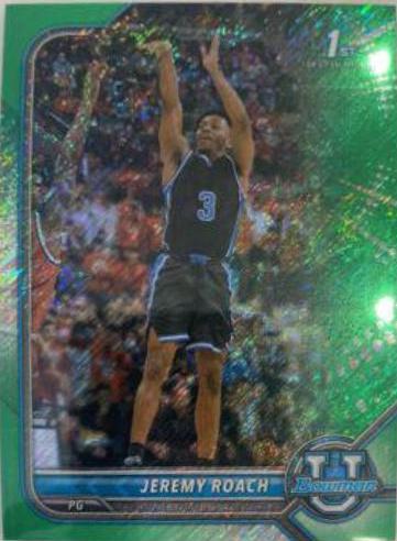 Jeremy Roach [Chrome Green Shimmer Refractor] #79
