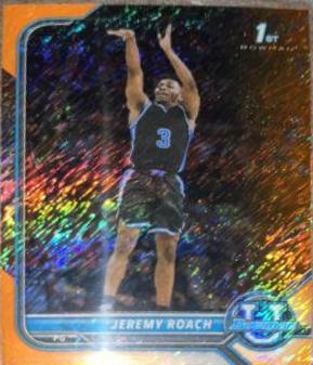 Jeremy Roach [Chrome Orange Shimmer Refractor] #79