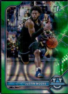 Justin Moore [Chrome Green Refractor] #56