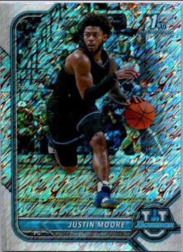 Justin Moore [Chrome Shimmer Refractor] #56