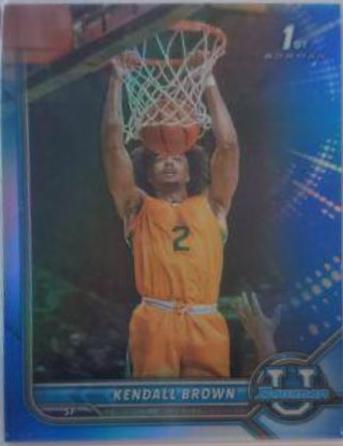 Kendall Brown [Chrome Blue Refractor] #63