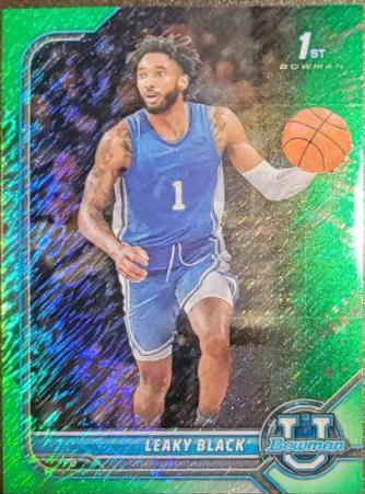 Leaky Black [Chrome Green Shimmer Refractor] #41