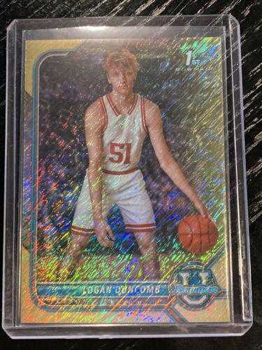 Logan Duncomb [Chrome Gold Shimmer Refractor] #16