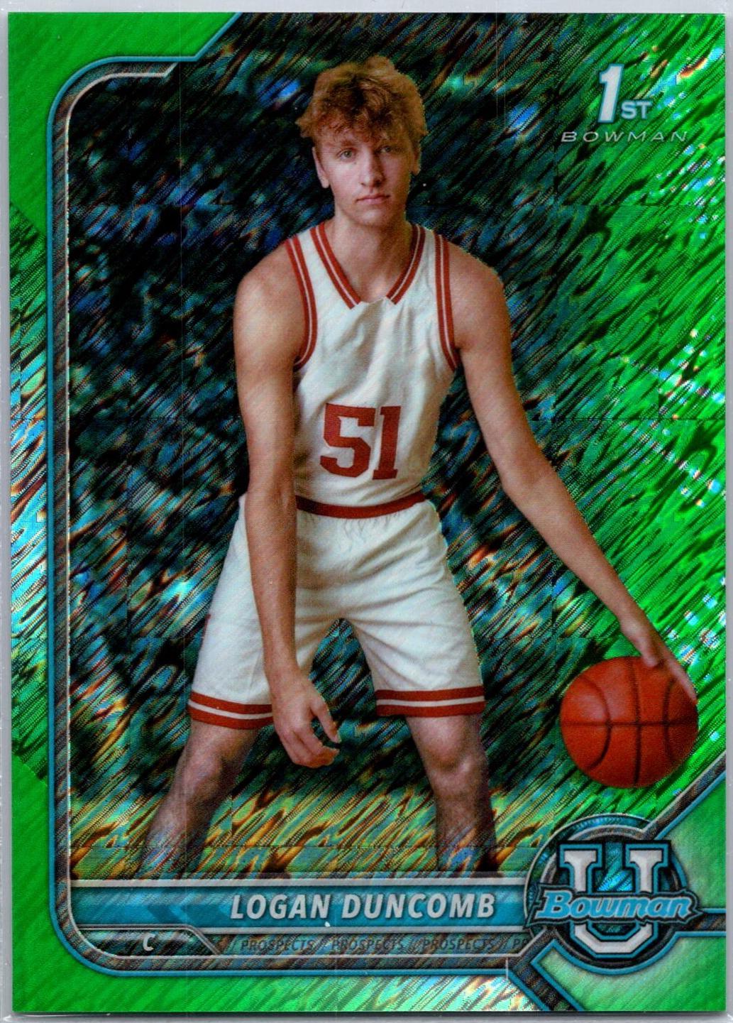 Logan Duncomb [Chrome Green Shimmer Refractor] #16