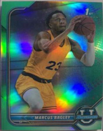 Marcus Bagley [Chrome Aqua Refractor] #65