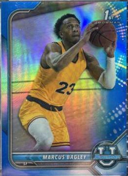 Marcus Bagley [Chrome Blue Refractor] #65