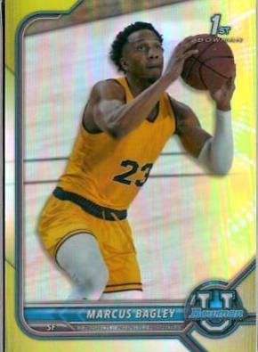Marcus Bagley [Chrome Yellow Refractor] #65