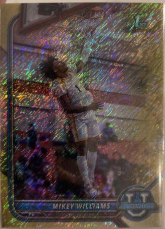 Mikey Williams [Chrome Gold Shimmer Refractor] #1