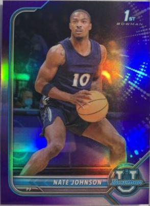 Nate Johnson [Chrome Purple Refractor] #59