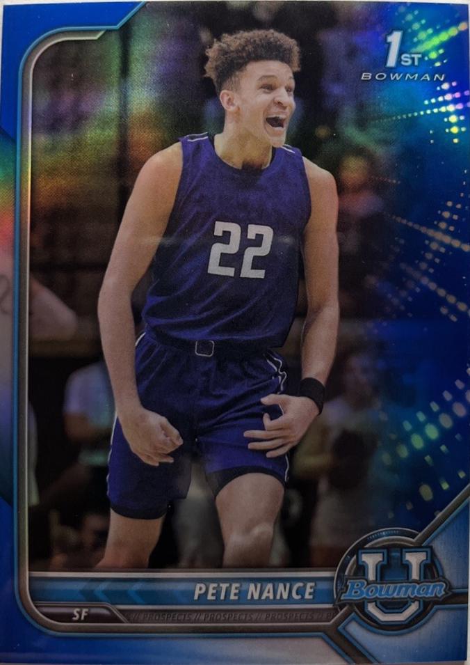 Pete Nance [Chrome Blue Refractor] #34