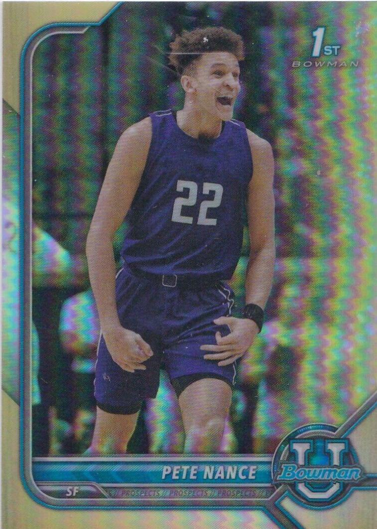 Pete Nance [Chrome Gold Refractor] #34