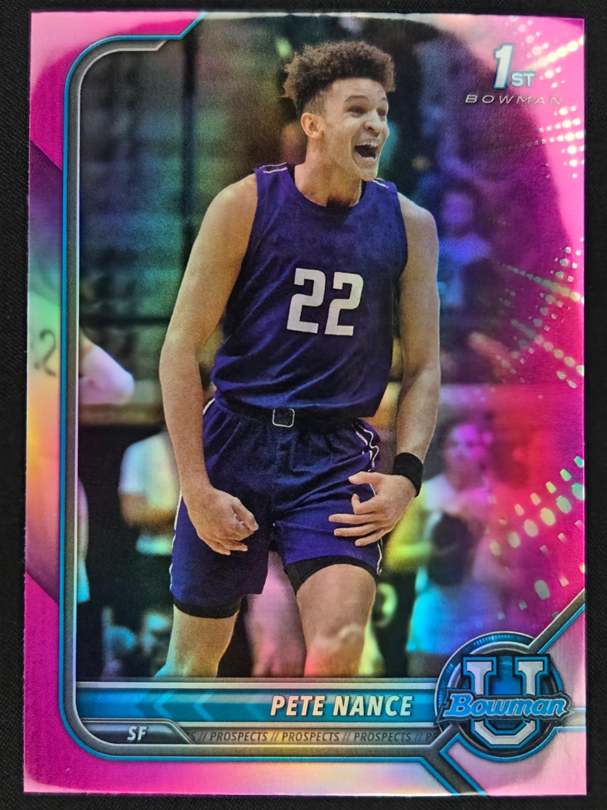 Pete Nance [Chrome Pink Refractor] #34