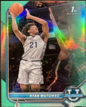 Ryan Mutombo [Chrome Aqua Refractor] #18