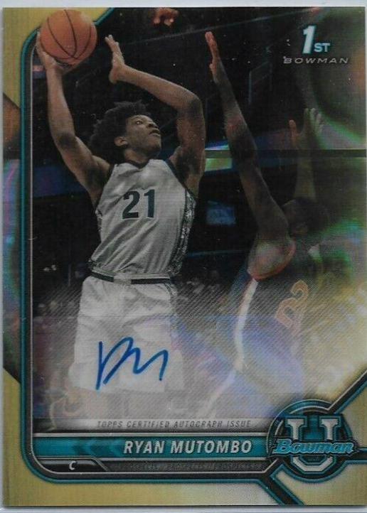 Ryan Mutombo [Chrome Gold Refractor] #18