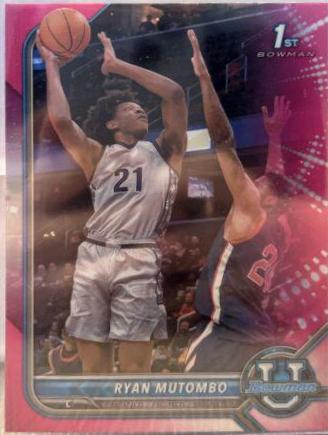 Ryan Mutombo [Chrome Pink Refractor] #18