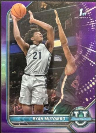 Ryan Mutombo [Chrome Purple Refractor] #18