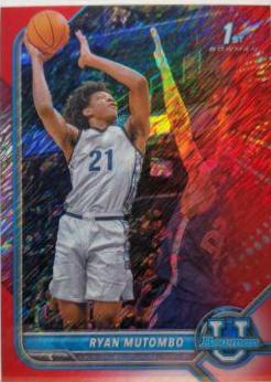 Ryan Mutombo [Chrome Red Shimmer Refractor] #18