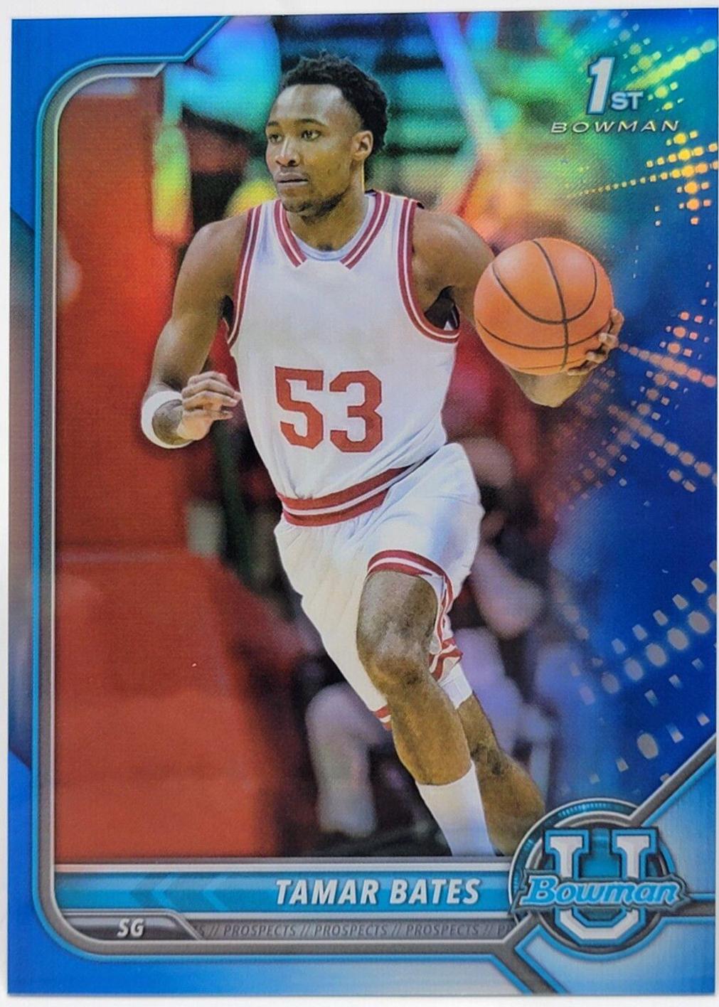 Tamar Bates [Chrome Blue Refractor] #39