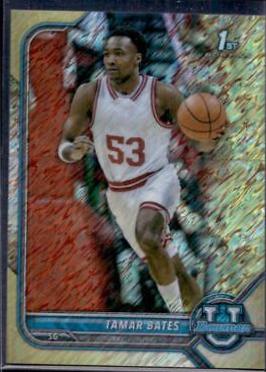 Tamar Bates [Chrome Gold Shimmer Refractor] #39