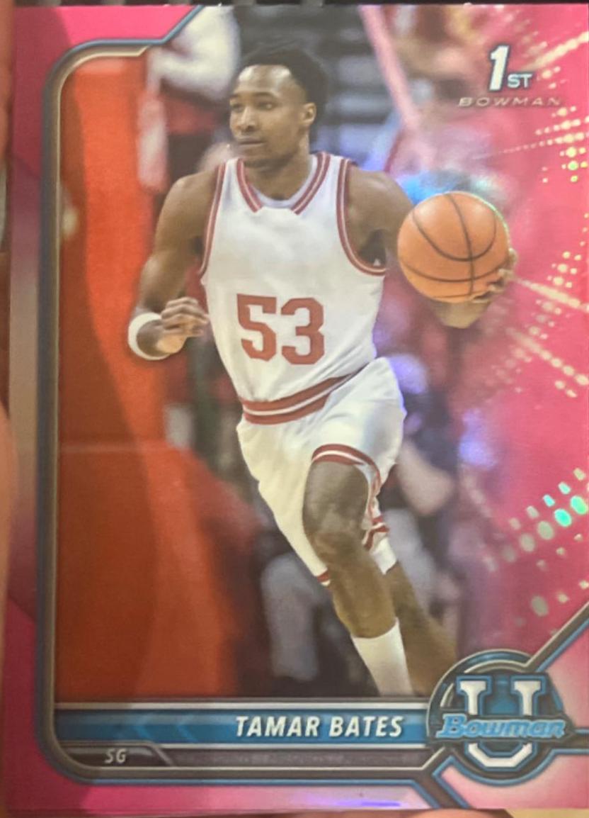 Tamar Bates [Chrome Pink Refractor] #39