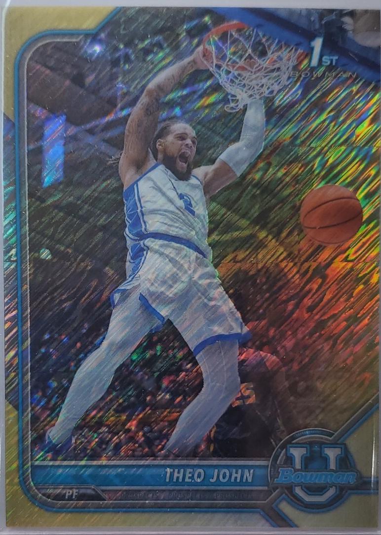 Theo John [Chrome Gold Shimmer Refractor] #42