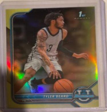 Tyler Beard [Chrome Gold Shimmer Refractor] #19