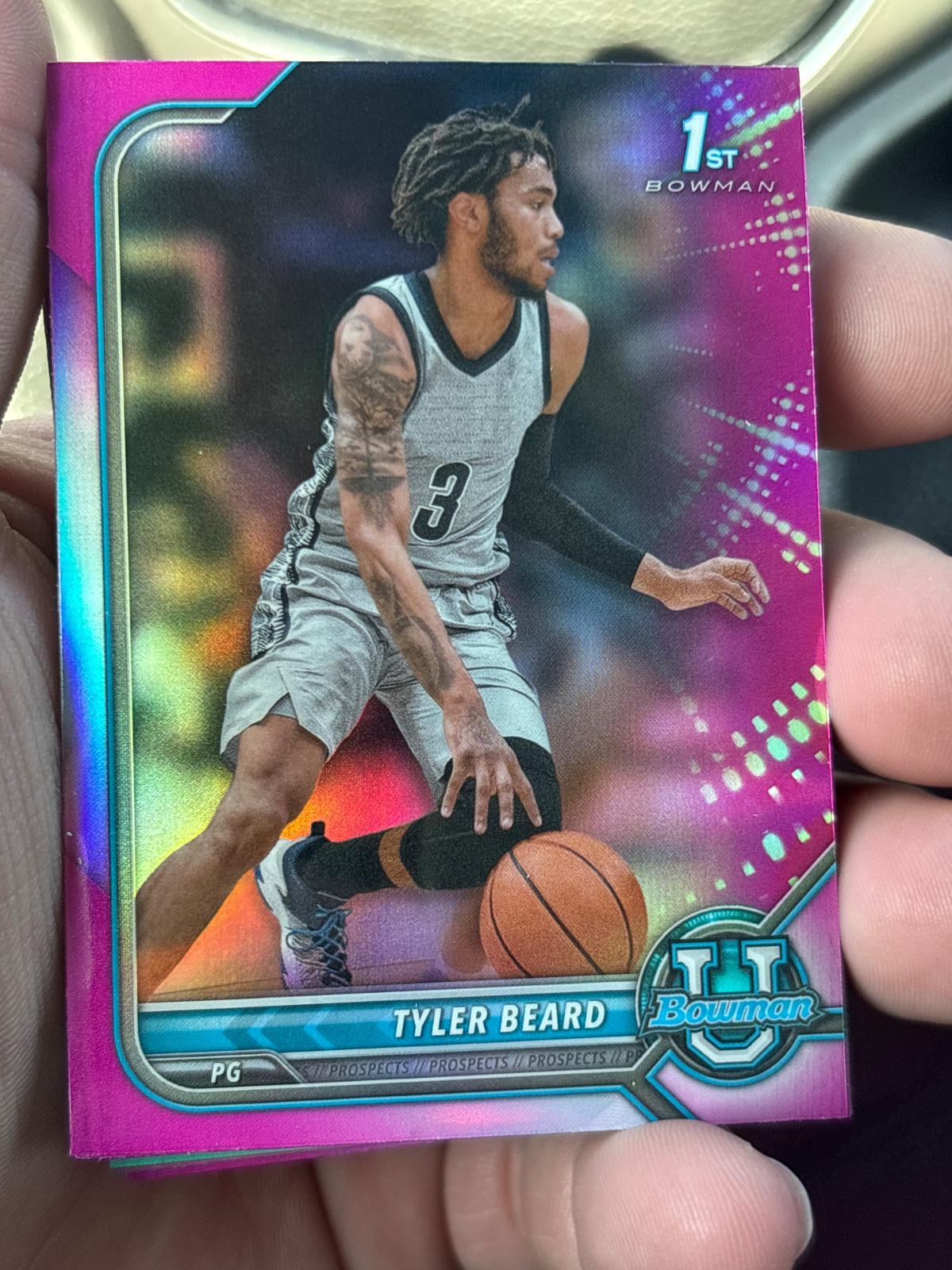 Tyler Beard [Chrome Pink Refractor] #19