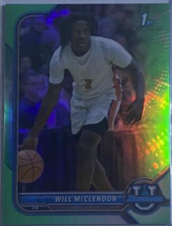 Will McClendon [Chrome Aqua Refractor] #73