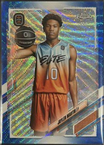 Jaylen Martin [Blue Wave Refractor] #56
