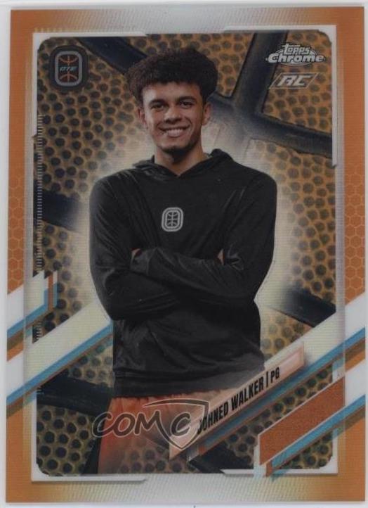 Johned Walker [Orange Basketball Refractor] #80