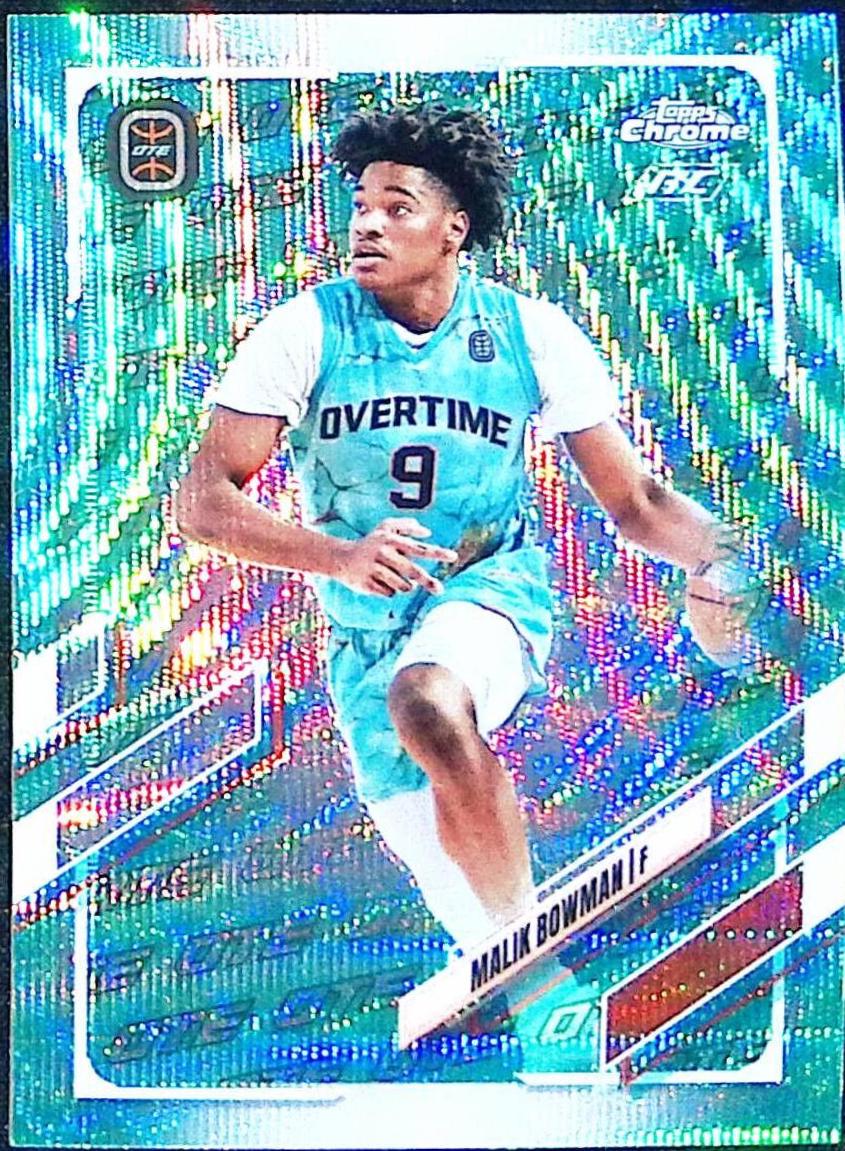 Malik Bowman [Aqua, Green OTE Refractor] #27
