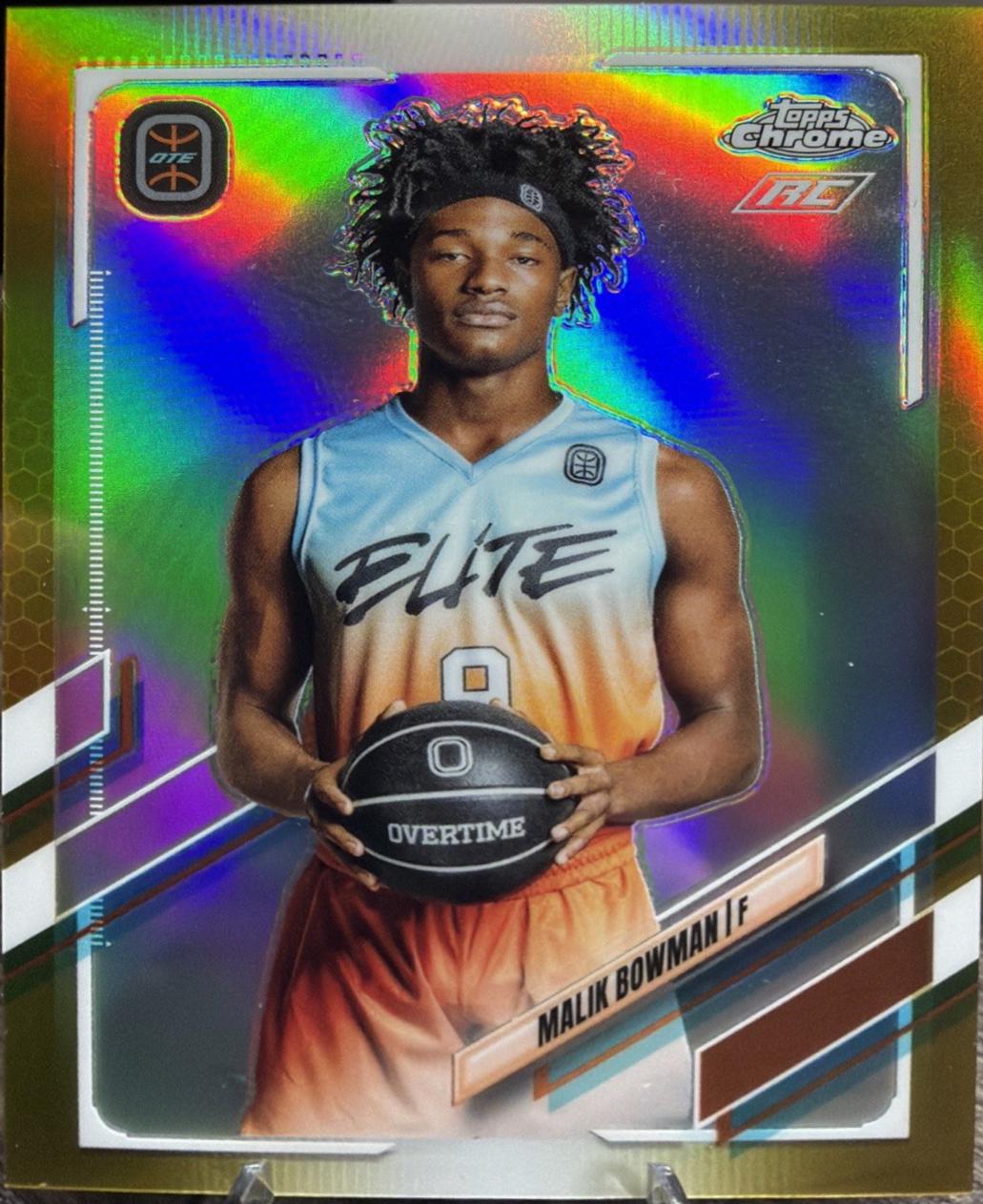 Malik Bowman [Gold Refractor] #27
