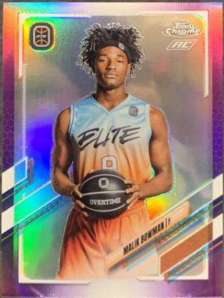 Malik Bowman [Purple Refractor] #27