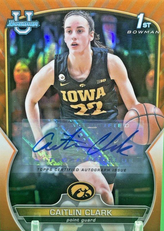 Caitlin Clark [Autograph Orange] #50