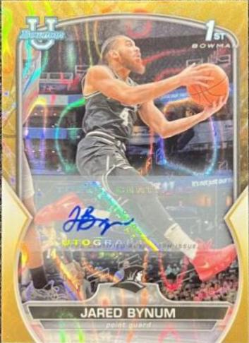 Jared Bynum [Autograph Gold Lava] #23