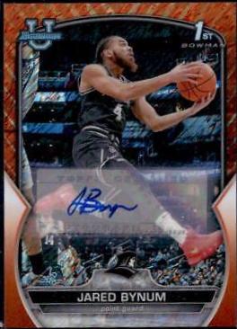 Jared Bynum [Autograph Orange Shimmer] #23
