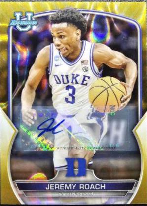 Jeremy Roach [Autograph Gold] #76