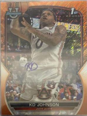 KD Johnson [Autograph Orange Shimmer] #29